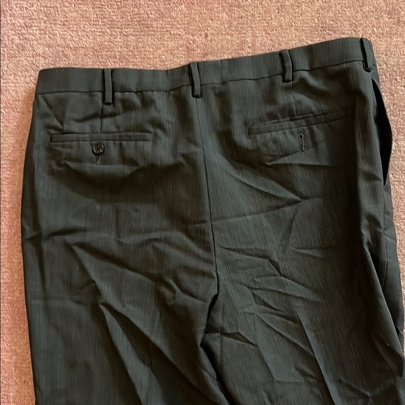 Lands End Charcoal Houndstooth Dress Pants - Picture 7 of 9